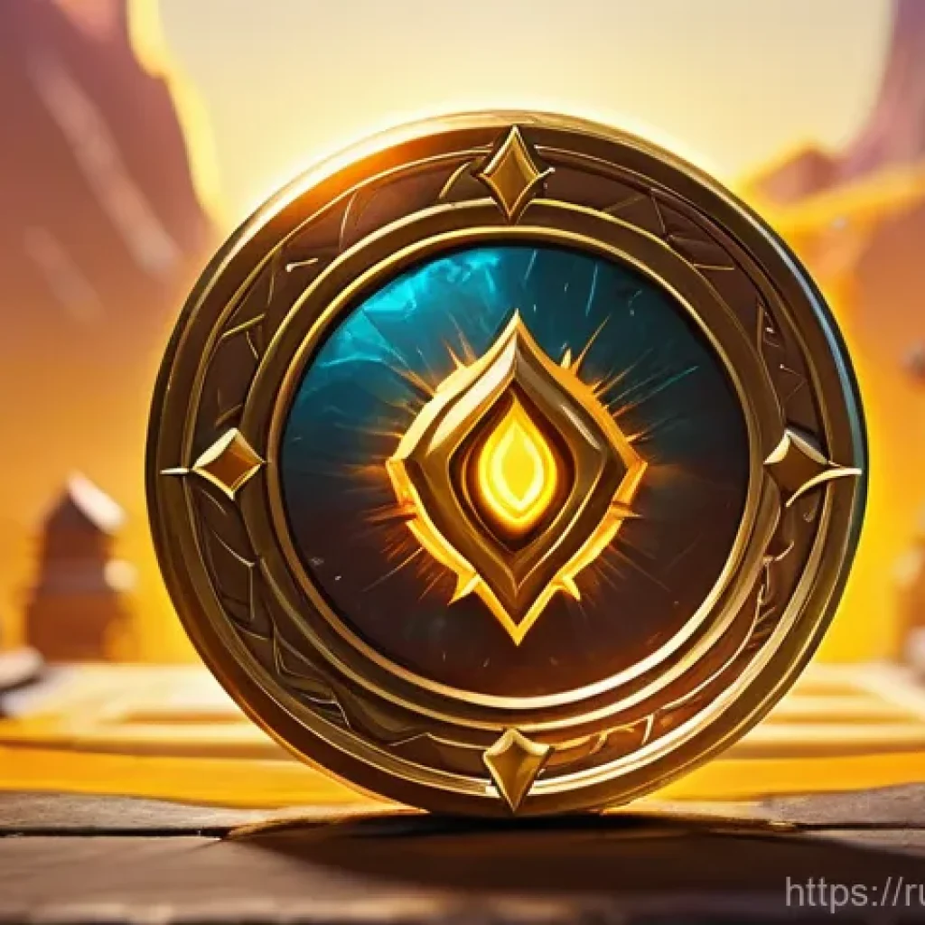 월드 오브 워크래프트 와우토큰 시세 변동 분석 - **Prompt:** A whimsical, stylized World of Warcraft Token, depicted as a glowing, gold-edged coin wi...